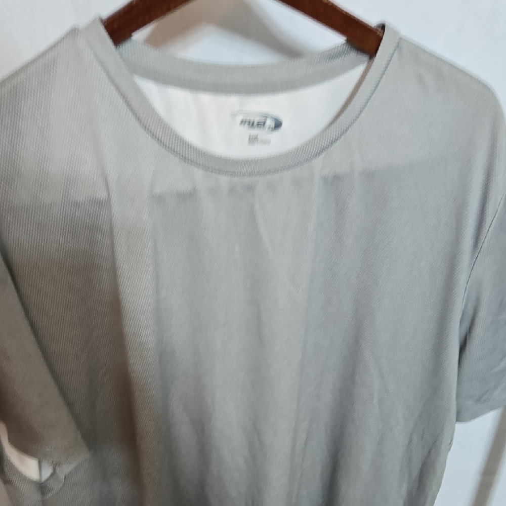 MTA SPORT Men's Performance Wear Fast-Dri Shirt, Stretch - Gray